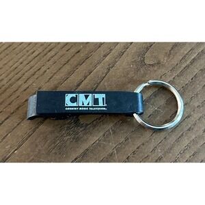CMT Country Music Television Channel TV Keychain Key Ring Bottle Opener Vintage